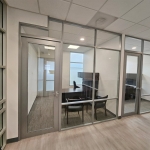 NxtWall Flex Series demountable wall glass offices field-fit installation #1698