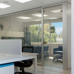 View Series Glass Office with Switchable Glass - Clear #1730