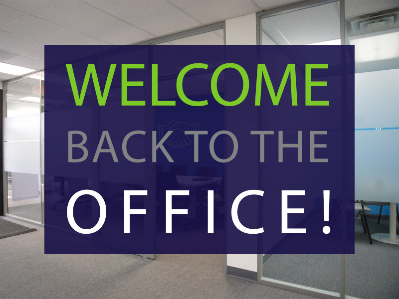 welcome back to office